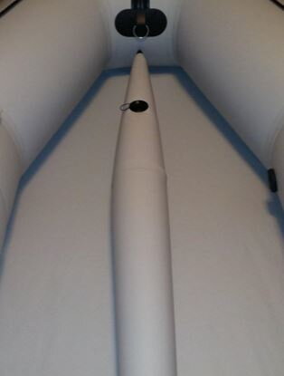 Kolibri Gumicsónak KM-330 D fehér, merevített alumínium padló, felfújható gerinc