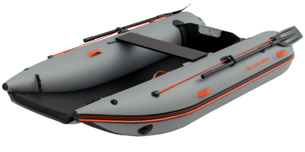 Katamarán Kolibri KM-300CM, tmavo šedý, Air-deck podlaha