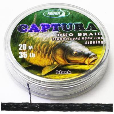 Pletenka Katran Duo CAPTURA Black 20lb 20m