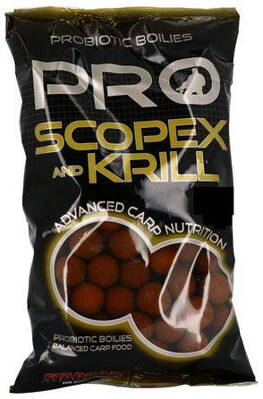 STARBAITS Boilies Probiotic Scopex and Krill - 1kg