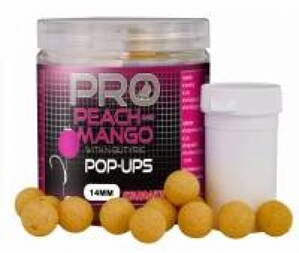 STARBAITS Boilies pop up Fluo Peach-Mango 60g