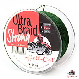 Pletená šnúra Hell-Cat Ultra Braid Strong 0,48mm, 36,4kg, 250m