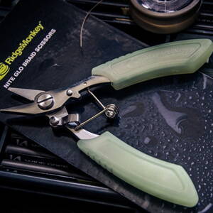 Nožnice na šnúry RidgeMonkey Nite Glow Brait Scissors