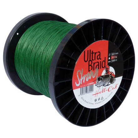 Pletená šnúra Hell-Cat Ultra Braid Strong 0,85mm, 113,60kg, 1000m