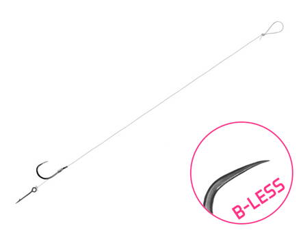 Feedrový nadväzec Delphin FLR Sting / 6ks - 8cm #6 SM