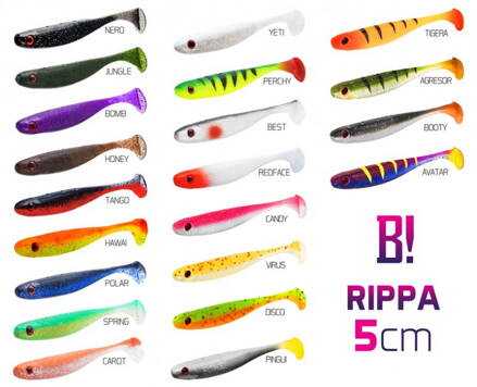 Delphin Umelá nástraha BOMB! Rippa / 5ks - 5cm/CAROT