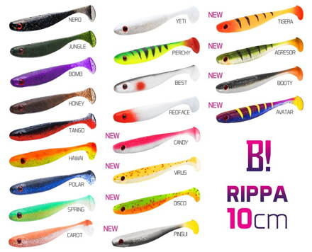 Delphin Umelá nástraha BOMB! Rippa / 5 ks - 10cm/NERO