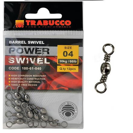 Trabucco obratlík Barrel Swivel 12ks