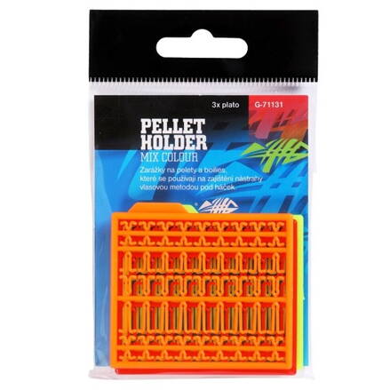 Giants Fishing Zarážky na pelety Pellet Holder Mix Colour(oranžová,žltá,červená),3 bal.