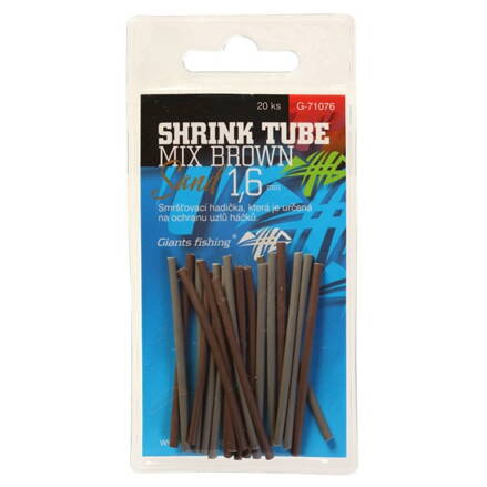Giants Fishing Zmršťovacia hadička mix farieb Shrink Tube Brown-Sand 1,6mm,20ks