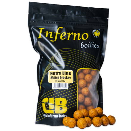 Carp Inferno Boilies Nutra Line - Malina/Broskyňa