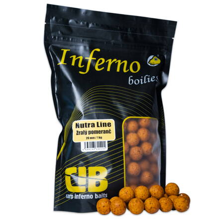 Carp Inferno Boilies Nutra Line - Zrelý Pomeranč