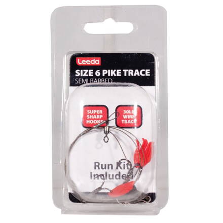 Dravcový systém Leeda Pike Trace  Semi-Barbed vel.6