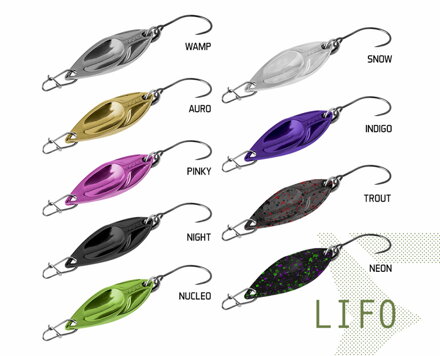 Plandavka Delphin LIFO - 2.5g SNOW Hook #8