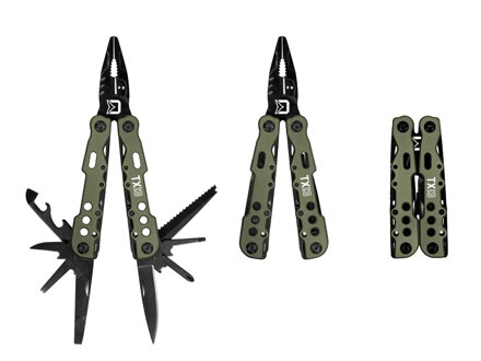 Multifunkčné kliešte Delphin TaktyX 13 - 16.5cm Multifunkčné kliešte Delphin TaktyX 13 - 16.5cm