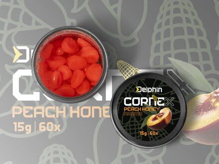 Umelá nástraha Delphin CorneX Pop Up / 60ks - Medová Broskyňa