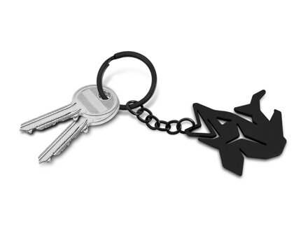 Kľúčenka s otváračom na fľaše Delphin PIKENER - čierna