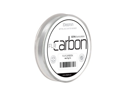 Delphin FLR CARBON - 100% fluorokarbón transp. 50m - 0,125mm 2,8lbs