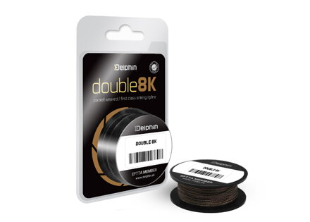 Delphin HOOKLINE Double 8K hnedá kamufláž 20m - 35lbs