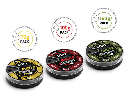 Vyvažovacie olovká Delphin SOFT (červená krabička) - 100g / 0,1-2,5g