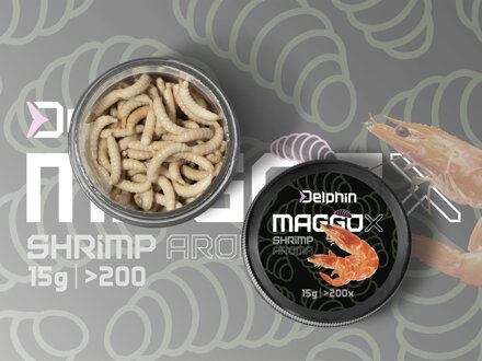 Umelá nástraha Delphin MaggoX Pop Up - Kreveta