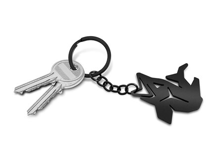 Kľúčenka s otváračom na fľaše Delphin PIKENER - čierna