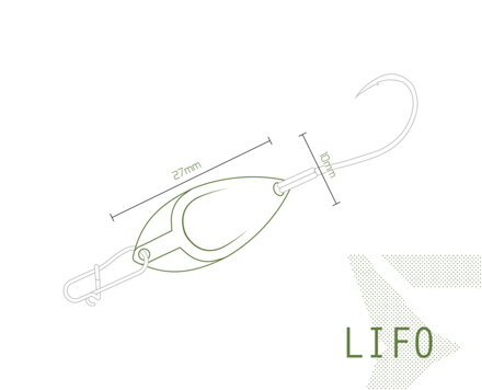 Plandavka Delphin LIFO - 2.5g NUCLEO Hook #8 Plandavka Delphin LIFO - 2.5g NUCLEO Hook #8