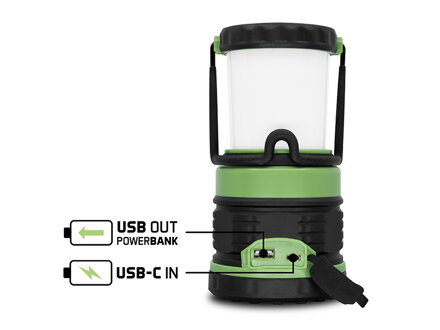 Kempingová lampa Delphin AURA+ UC - 8,5W 5400mAh Kempingová lampa Delphin AURA+ UC - 8,5W 5400mAh
