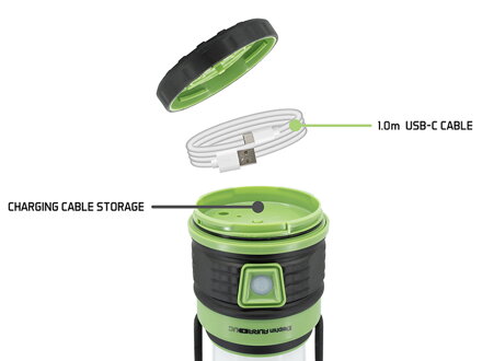 Kempingová lampa Delphin AURA+ UC - 8,5W 5400mAh Kempingová lampa Delphin AURA+ UC - 8,5W 5400mAh