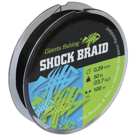 Pletená šnúra Giants Fishing Shock Braid 100m