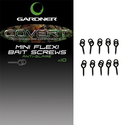 Gardner zavrtávací držiak nástrahy s krúžkom Flexi Bait Screws 10ks