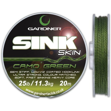 Pletená šnúra Gardner Sink Skin 20m/25lb