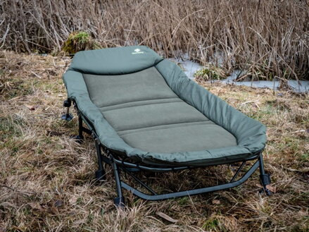 Lehátko Giants Fishing Bedchair Flat Fleece XL 8Leg Lehátko Giants Fishing Bedchair Flat Fleece XL 8Leg