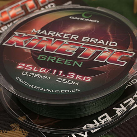 Pletená šnúra Gardner Kinetic Marker Braid 250m, 25lb (11.3kg) 0.28mm
