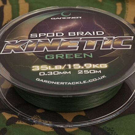 Pletená šnúra Gardner Kinetic Spod Braid, 250m, 35lb (15.9kg) 0.36mm Pletená šnúra Gardner Kinetic Spod Braid, 250m, 35lb (15.9kg) 0.36mm