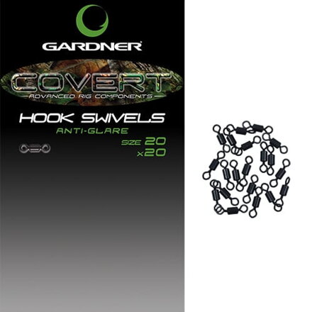Gardner Obratlíky Covert Mini Rig Swivels 20 ks Gardner Obratlíky Covert Mini Rig Swivels 20 ks