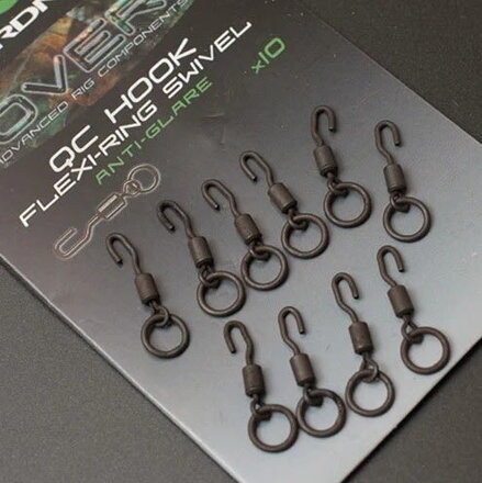 Obratlík Gardner Covert QC Flexi Ring Swivels 10ks, vel.12 Obratlík Gardner Covert QC Flexi Ring Swivels 10ks, vel.12