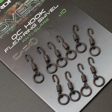 Obratlík Gardner Covert QC Flexi Ring Swivels 10ks, vel.12 Obratlík Gardner Covert QC Flexi Ring Swivels 10ks, vel.12