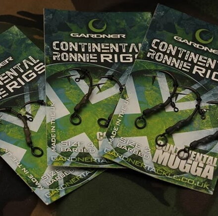 Gardner Montáž Continental Ronnie Rig 3 ks/bal. s protihrotom - veľ. č.6