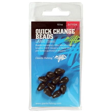 Giants Fishing Zarážky Quick Change Beads Large 11mm, 10ks