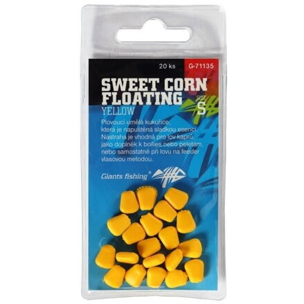 Giants Fishing Umelá nástraha Sweet Corn Floating Yellow, vel.S/20ks Giants Fishing Umelá nástraha Sweet Corn Floating Yellow, vel.S/20ks