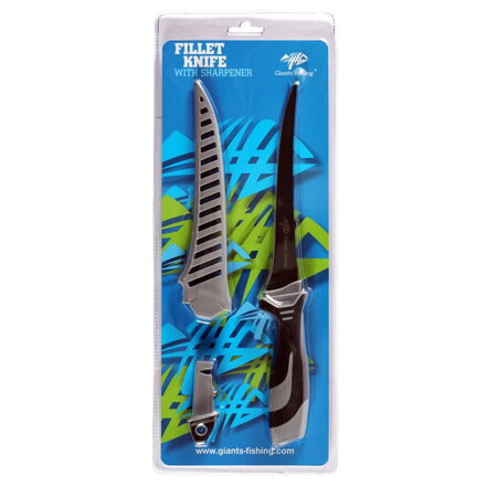 Giants Fishing Filetovací nôž 7 Fillet knife with sharpener ( Easy clean sheath ) Giants Fishing Filetovací nôž 7 Fillet knife with sharpener ( Easy clean sheath )