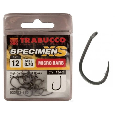 Háčiky Trabucco XS Specimen 15ks Háčiky Trabucco XS Specimen 15ks