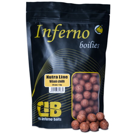 Carp Inferno Boilies Nutra Line - Višňa Chilli