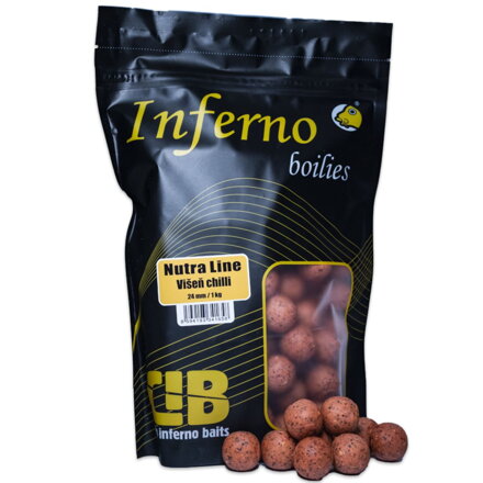 Carp Inferno Boilies Nutra Line - Višňa Chilli