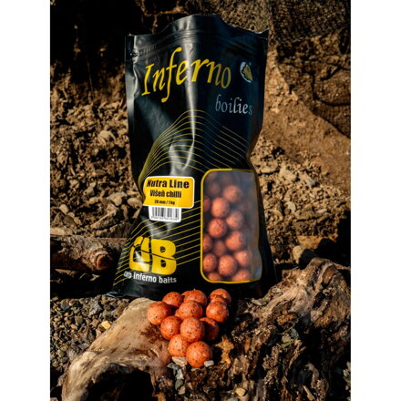 Carp Inferno Boilies Nutra Line - Višňa Chilli