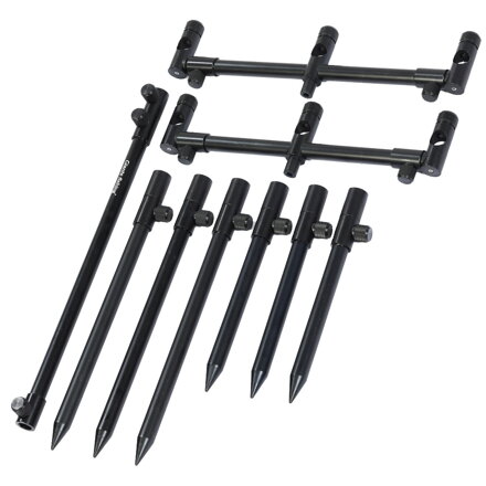 Giants Fishing Stojan Black Rod Pod 3 Rods