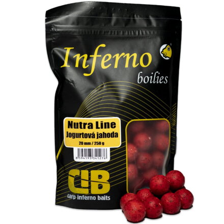 Carp Inferno Boilies Nutra Line - Jogurtová Jahoda Carp Inferno Boilies Nutra Line - Jogurtová Jahoda