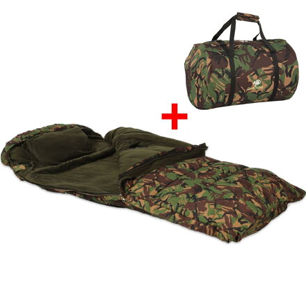 Spacák  Giants Fishing 5 Season Maxi Camo Sleeping Bag