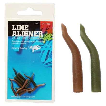 Giants Fishing Rovnátka na háčik Line Aligner-Large Green-Brown/12pc Giants Fishing Rovnátka na háčik Line Aligner-Large Green-Brown/12pc